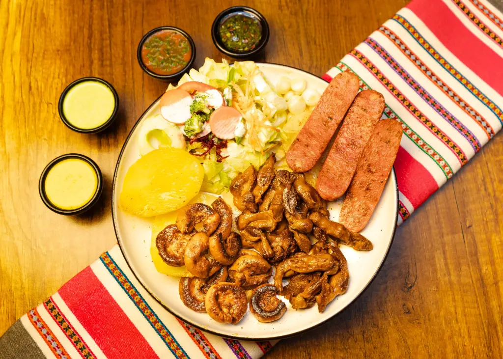 MOLLEJITAS  + CHONCHOLI + CHORIZO PARRILLERO